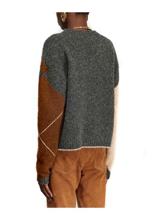 Alpaca blend diamond knit jumper SEMI COUTURE | Y5WF02RMB60